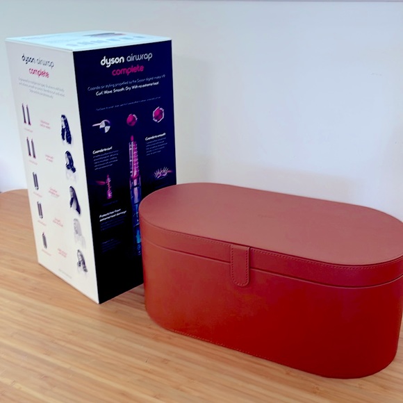 Dyson Airwrap Hair Dryer Curling Fuchsia Pink Attachments and Storage Case - Picture 9 of 9